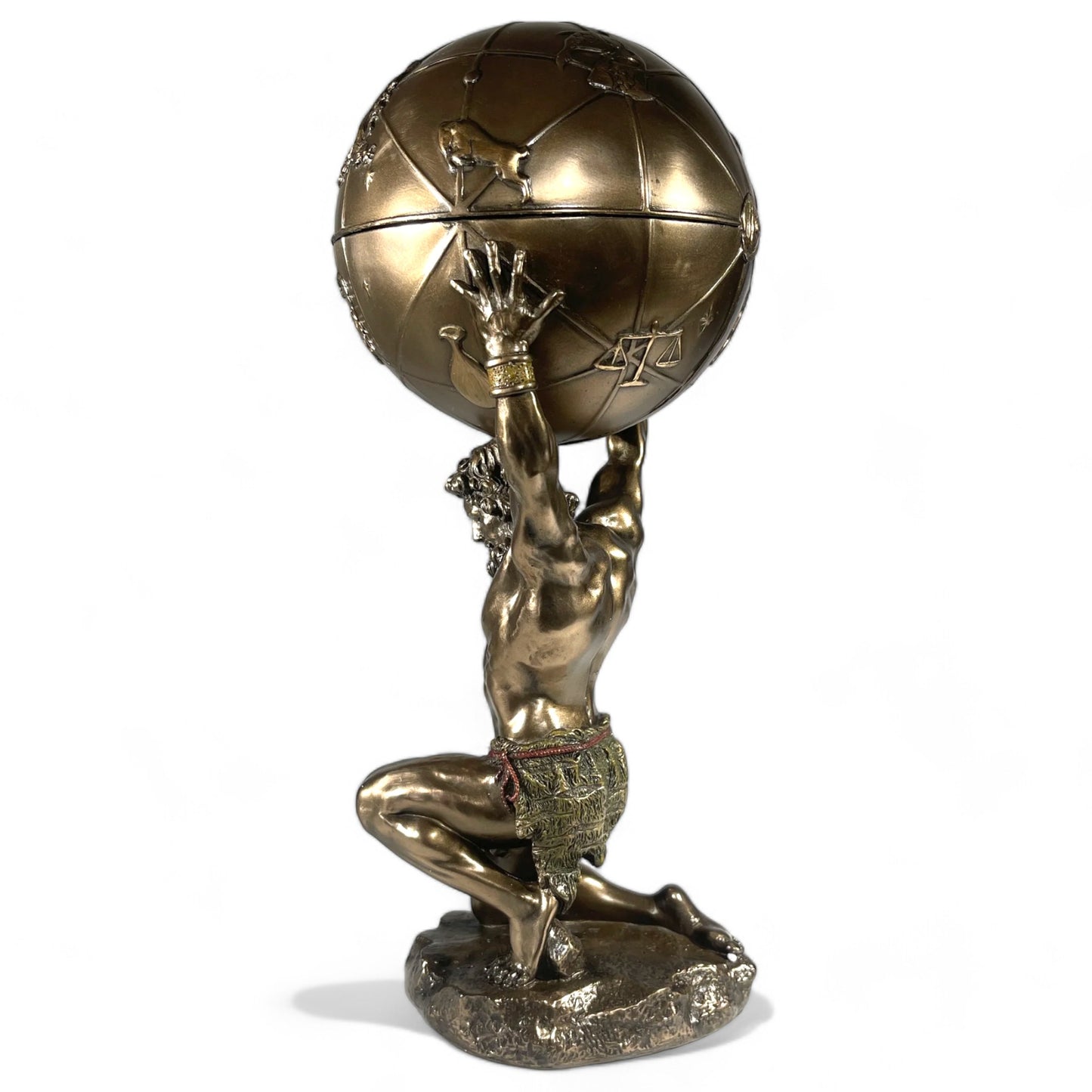 Veronese Design Atlas Dünyayı Taşıyan Titan Heykeli 64 cm