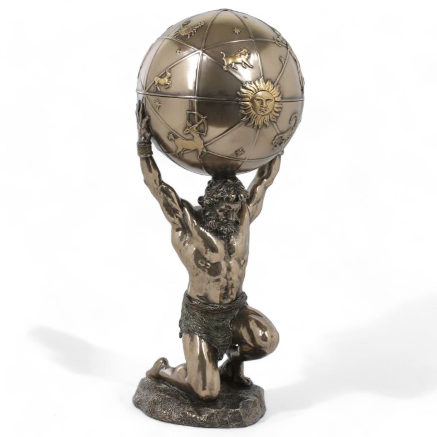 Veronese Design Atlas Dünyayı Taşıyan Titan Heykeli 64 cm