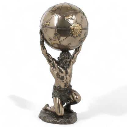 Veronese Design Atlas Hediye Kutusu Dekoratif Heykel 32,5 cm