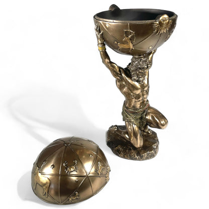 Veronese Design Atlas Hediye Kutusu Dekoratif Heykel 32,5 cm