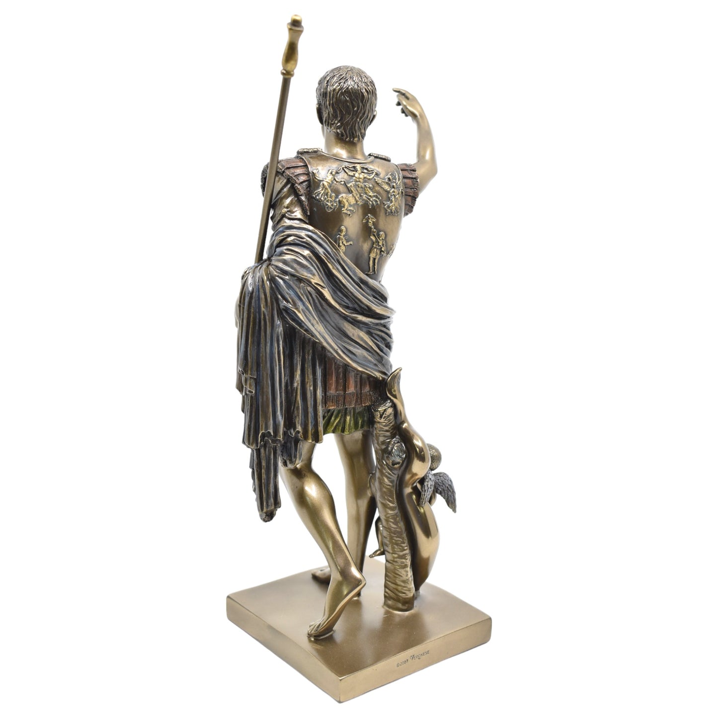 Veronese Design Augustus Heykeli Dekoratif Biblo