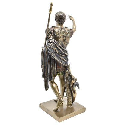 Veronese Design Augustus Heykeli Dekoratif Biblo