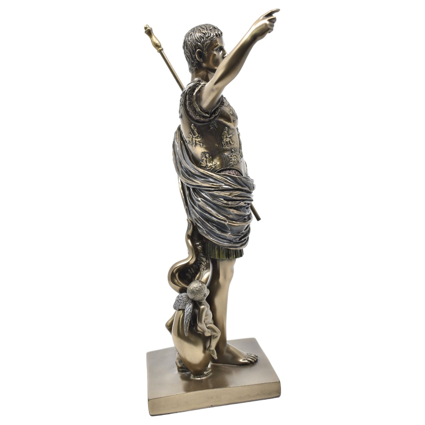 Veronese Design Augustus Heykeli Dekoratif Biblo