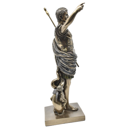 Veronese Design Augustus Heykeli Dekoratif Biblo