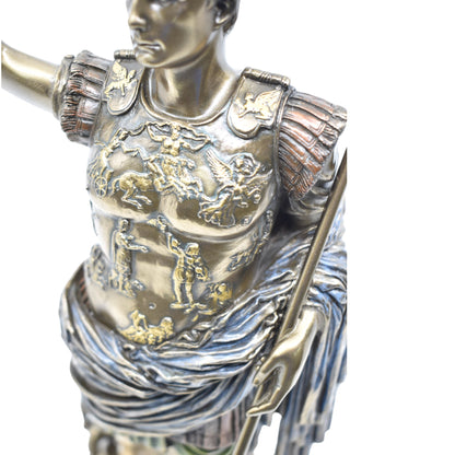 Veronese Design Augustus Heykeli Dekoratif Biblo