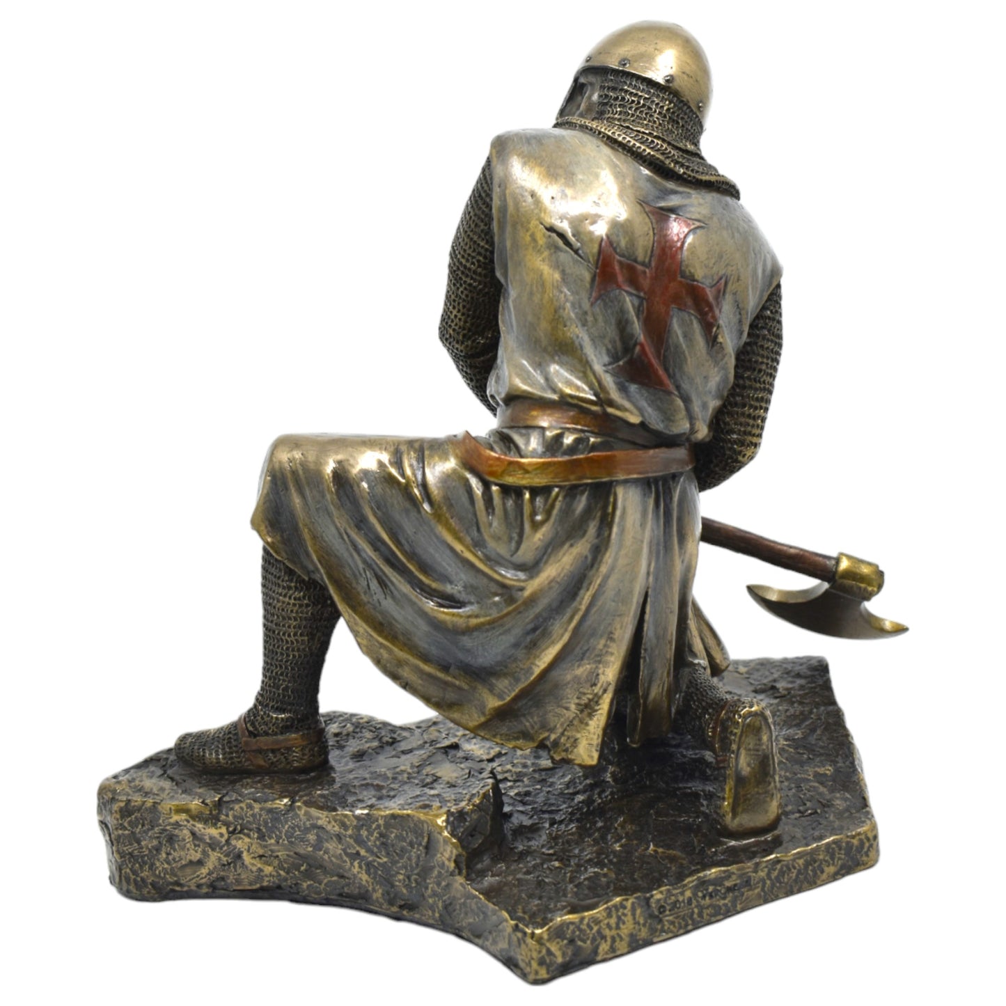 Veronese Design Baltalı Tapınak Şövalyesi Dekoratif Heykel 17,5 cm
