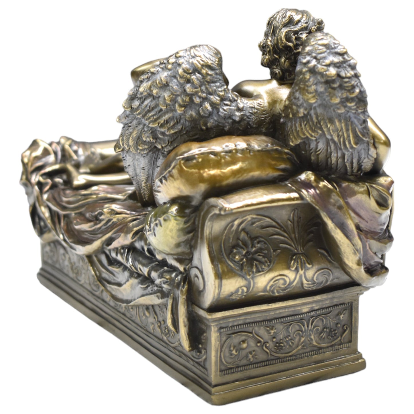Veronese Design Aşk Tanrısı Eros ve Psyche Dekoratif Heykel 18,5 cm