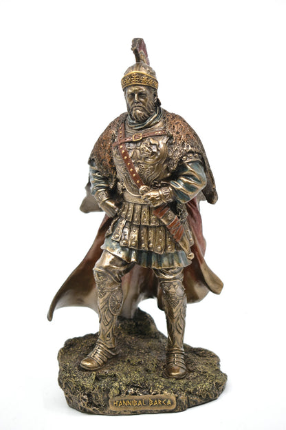 Kartacalı Hannibal Dekoratif Biblo Antik Tarih Heykeli 24,5 cm