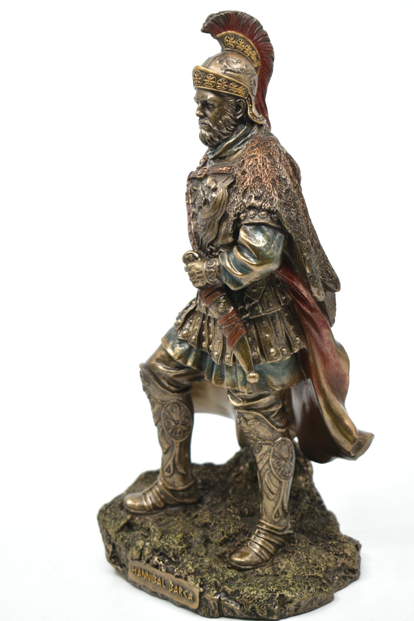 Kartacalı Hannibal Dekoratif Biblo Antik Tarih Heykeli 24,5 cm