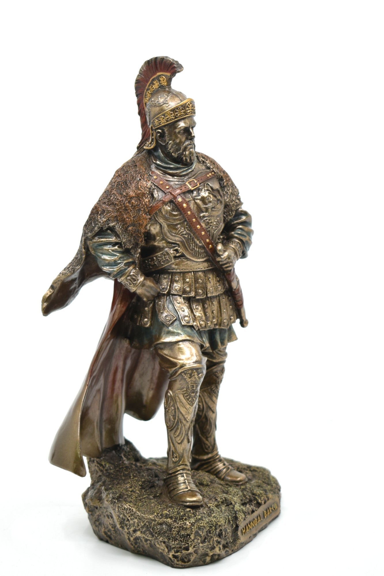 Kartacalı Hannibal Dekoratif Biblo Antik Tarih Heykeli 24,5 cm