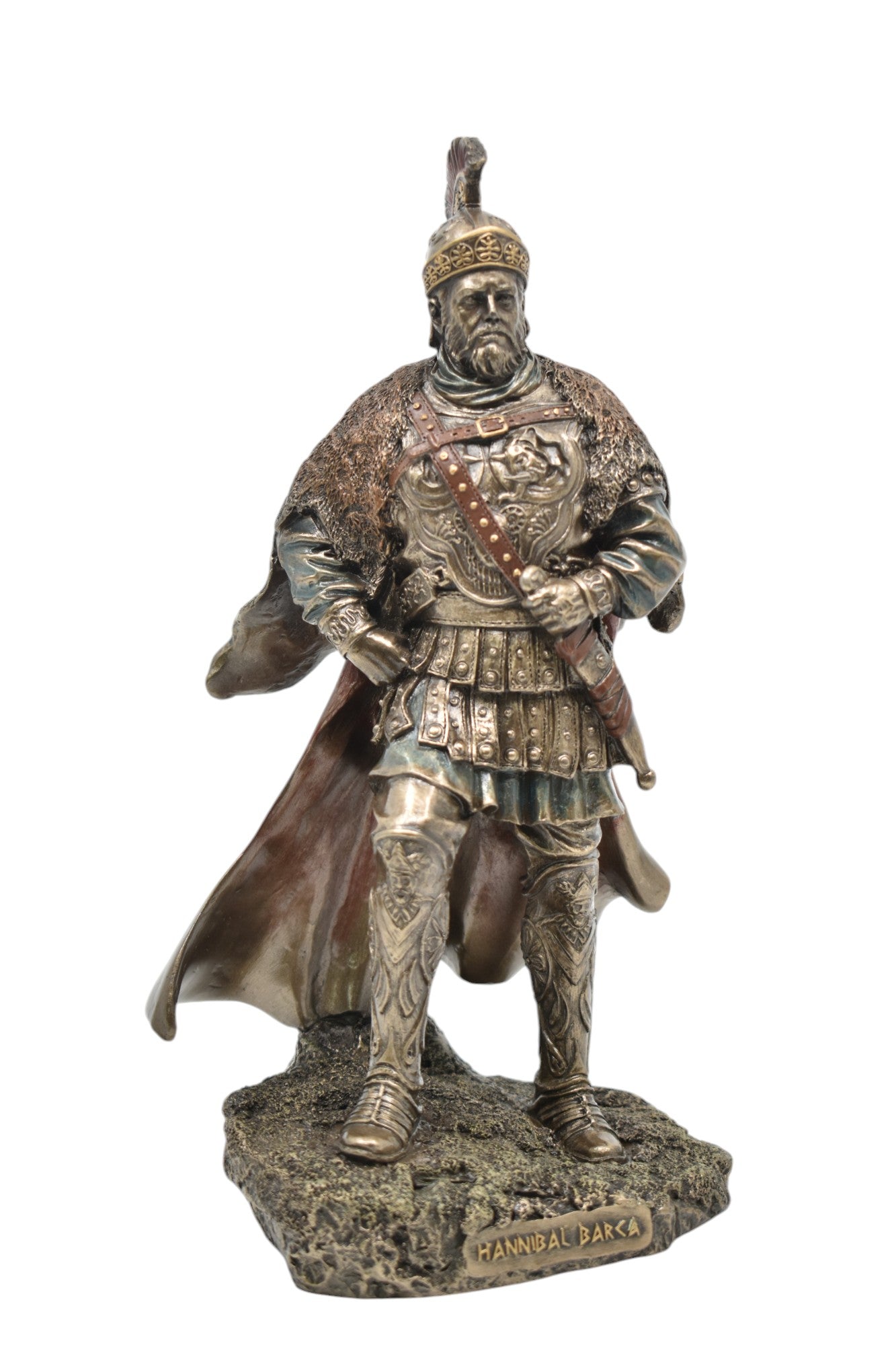 Kartacalı Hannibal Dekoratif Biblo Antik Tarih Heykeli 24,5 cm