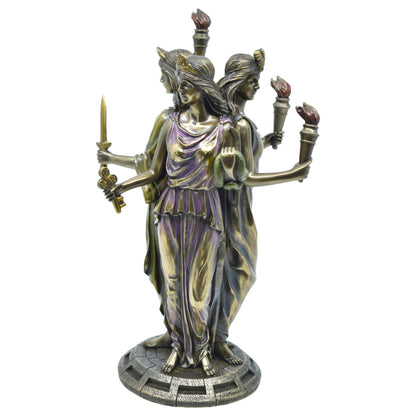 Veronese Design Hecate Büyü Tanrıçası Dekoratif Heykel 30 cm