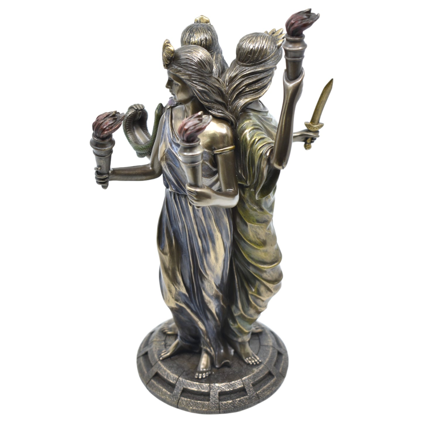 Veronese Design Hecate Büyü Tanrıçası Dekoratif Heykel 30 cm