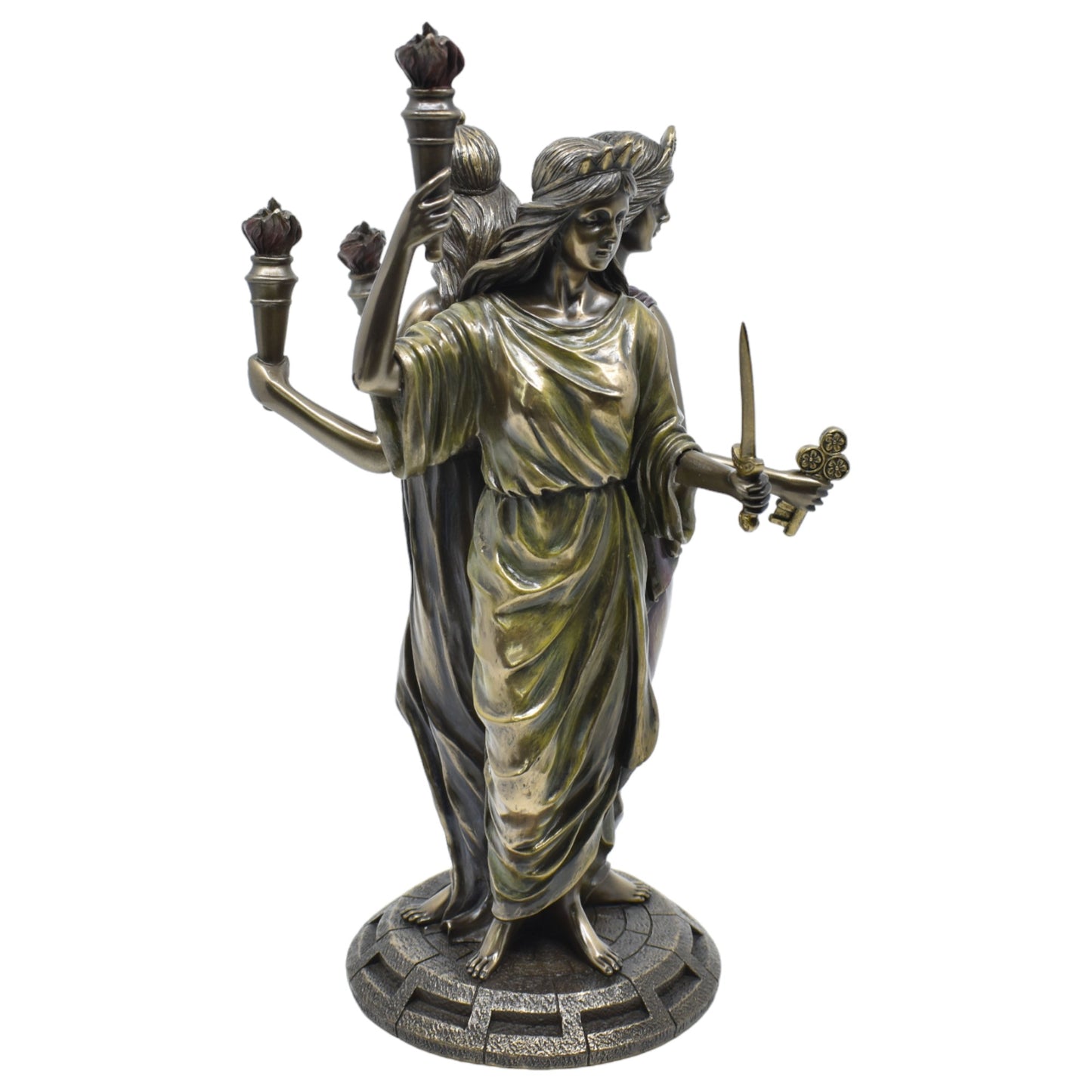 Veronese Design Hecate Büyü Tanrıçası Dekoratif Heykel 30 cm