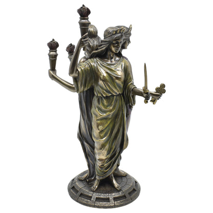 Veronese Design Hecate Büyü Tanrıçası Dekoratif Heykel 30 cm