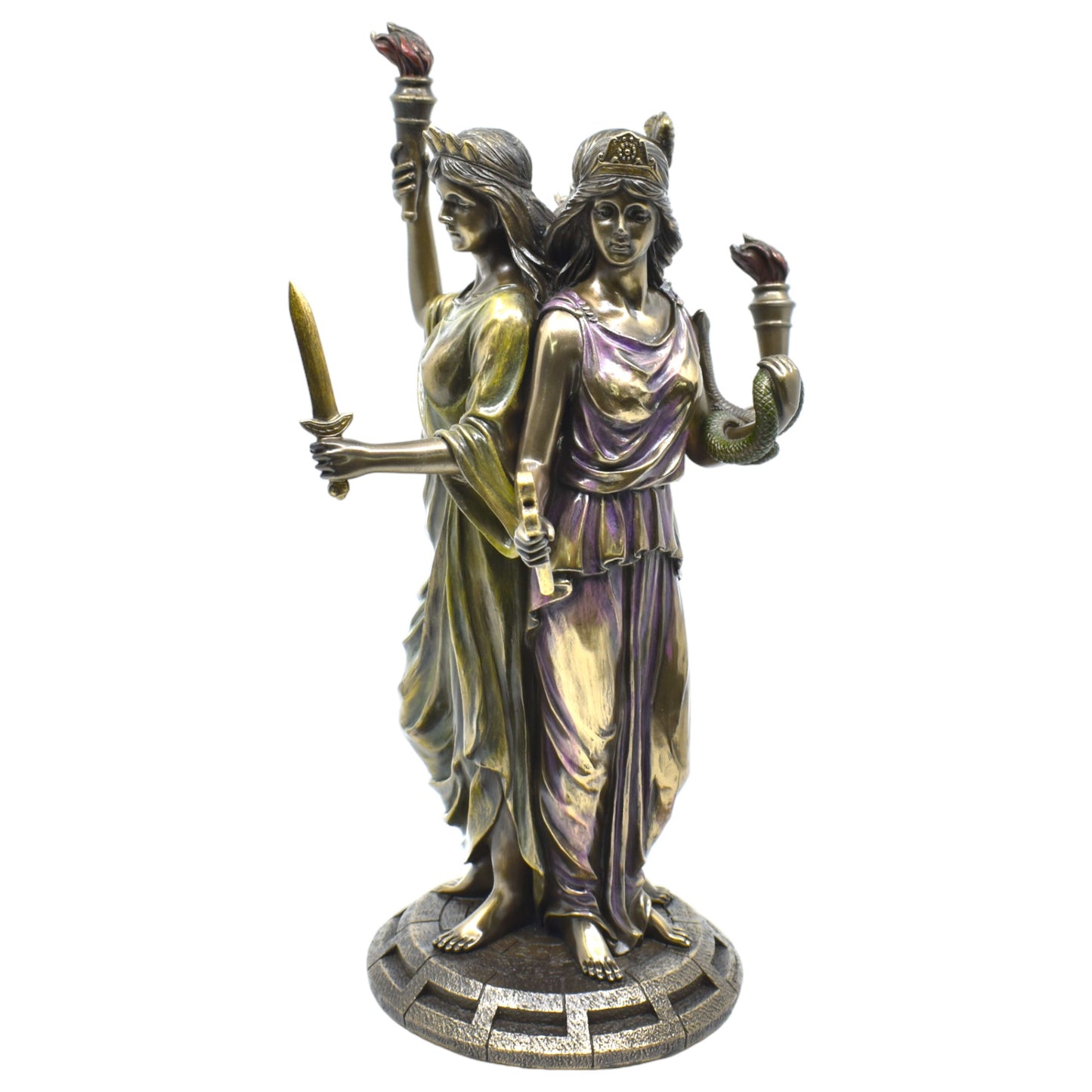 Veronese Design Hecate Büyü Tanrıçası Dekoratif Heykel 30 cm