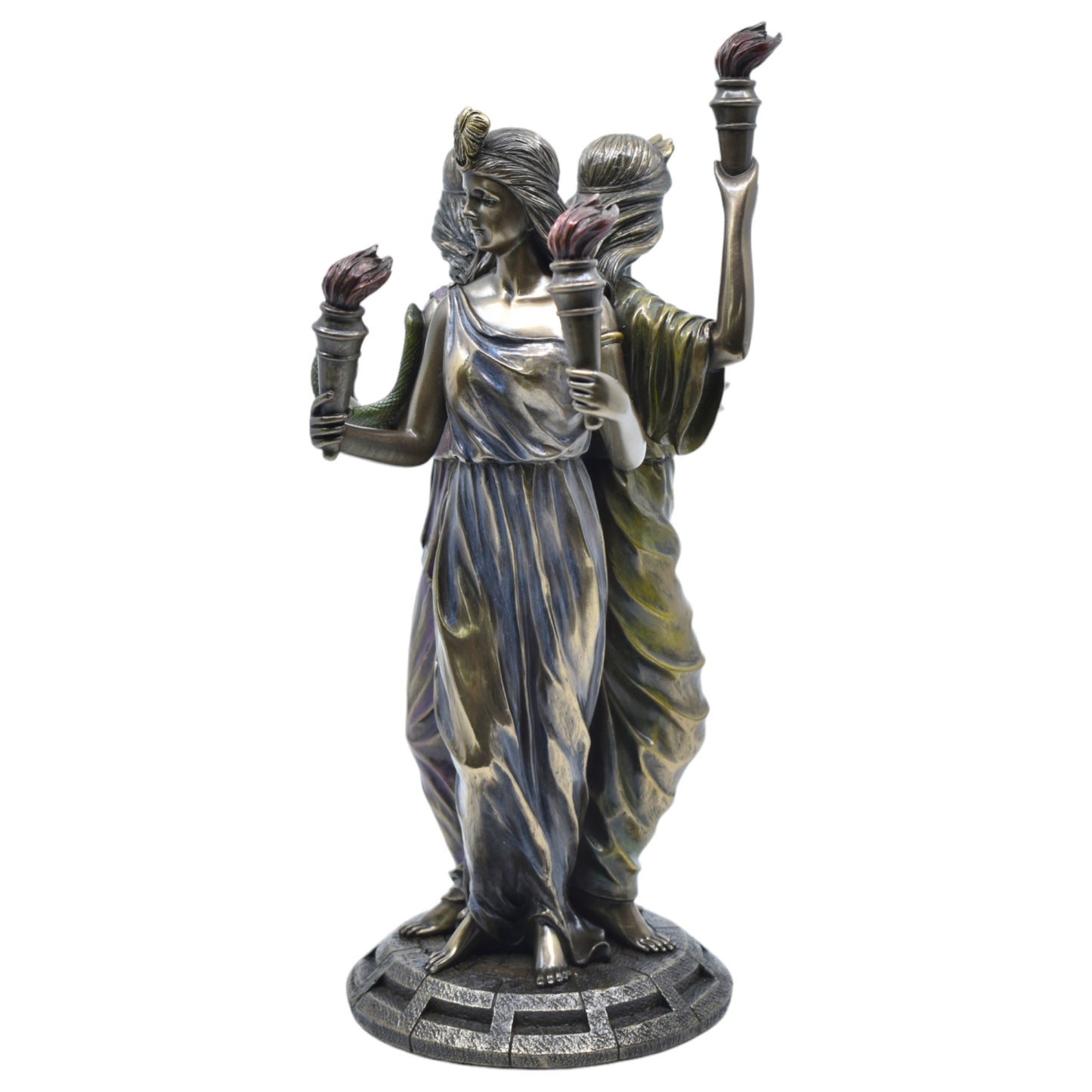 Veronese Design Hecate Büyü Tanrıçası Dekoratif Heykel 30 cm