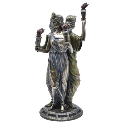 Veronese Design Hecate Büyü Tanrıçası Dekoratif Heykel 30 cm