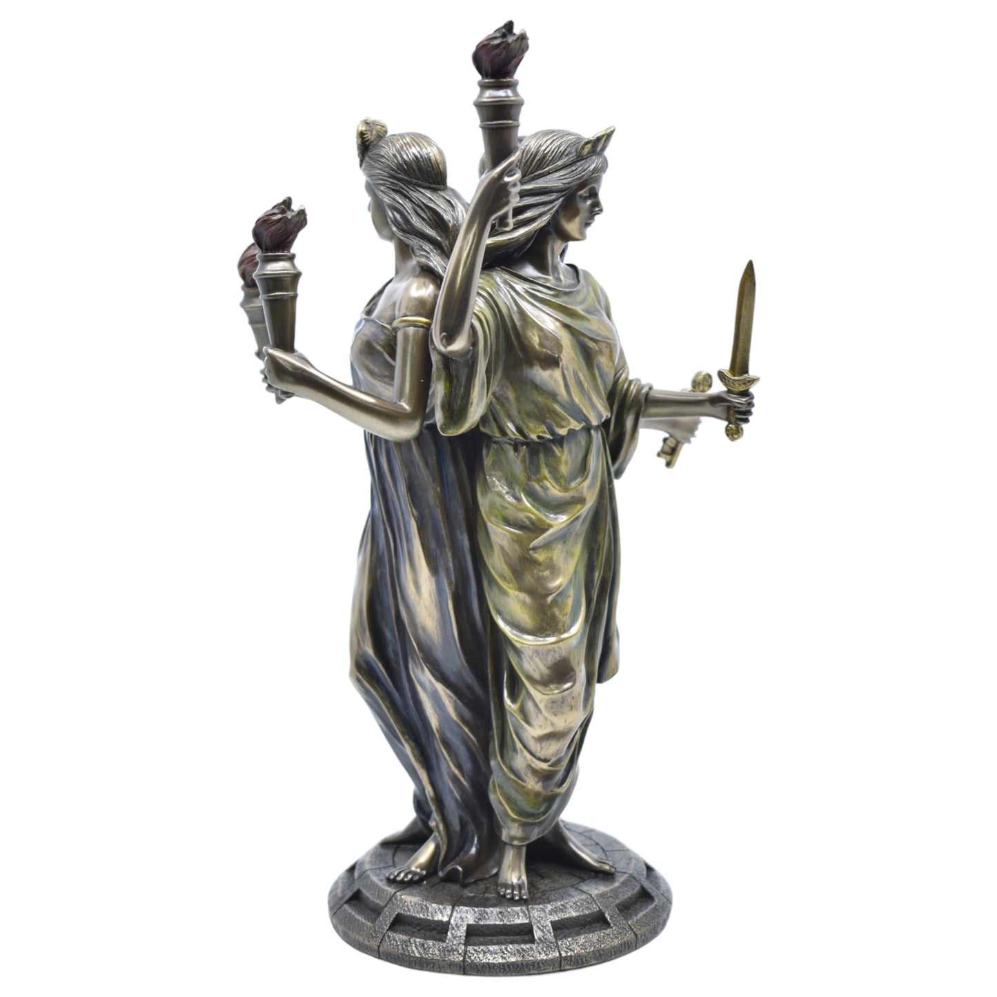 Veronese Design Hecate Büyü Tanrıçası Dekoratif Heykel 30 cm