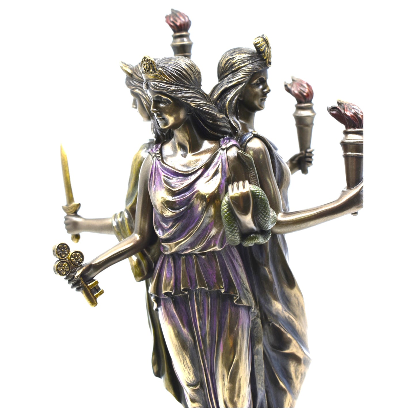 Veronese Design Hecate Büyü Tanrıçası Dekoratif Heykel 30 cm