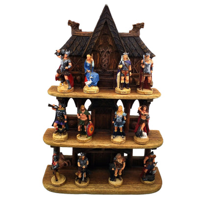 Veronese Design Norse MT Standlı 12'li İskandinav Tanrıları Seti 41 cm