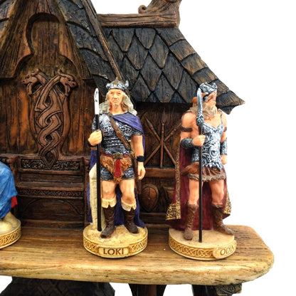 Veronese Design Norse MT Standlı 12'li İskandinav Tanrıları Seti 41 cm