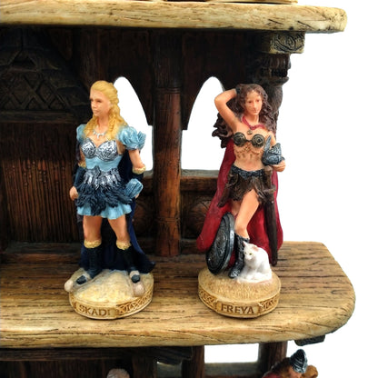 Veronese Design Norse MT Standlı 12'li İskandinav Tanrıları Seti 41 cm