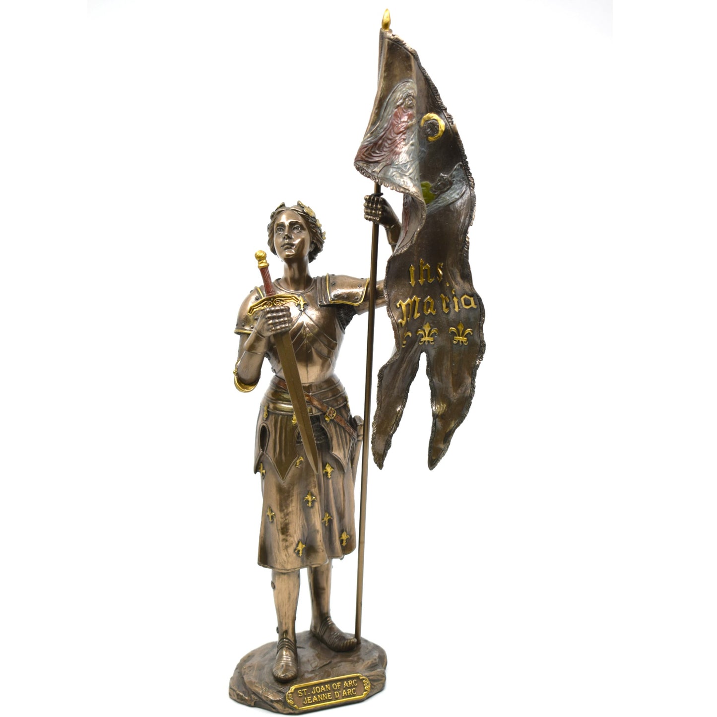 Veronese Design Jeanne d'Arc (Joan of Arc) Heykeli Dekoratif Biblo