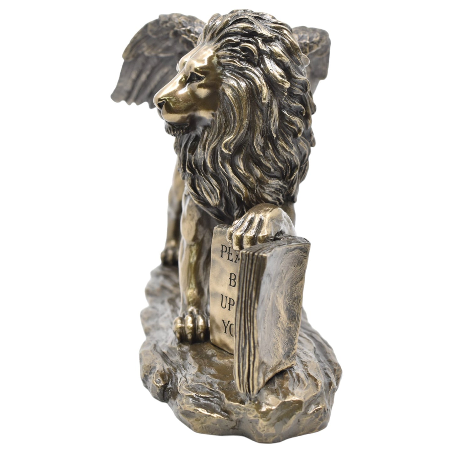 Veronese Design Saint Mark Aslanı (Lion of Saint Mark) Dekoratif Heykel 26 cm