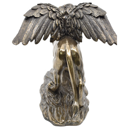 Veronese Design Saint Mark Aslanı (Lion of Saint Mark) Dekoratif Heykel 26 cm