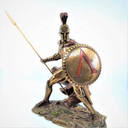 Veronese Design Sparta Kralı Leonidas Dekoratif Heykel 33 cm