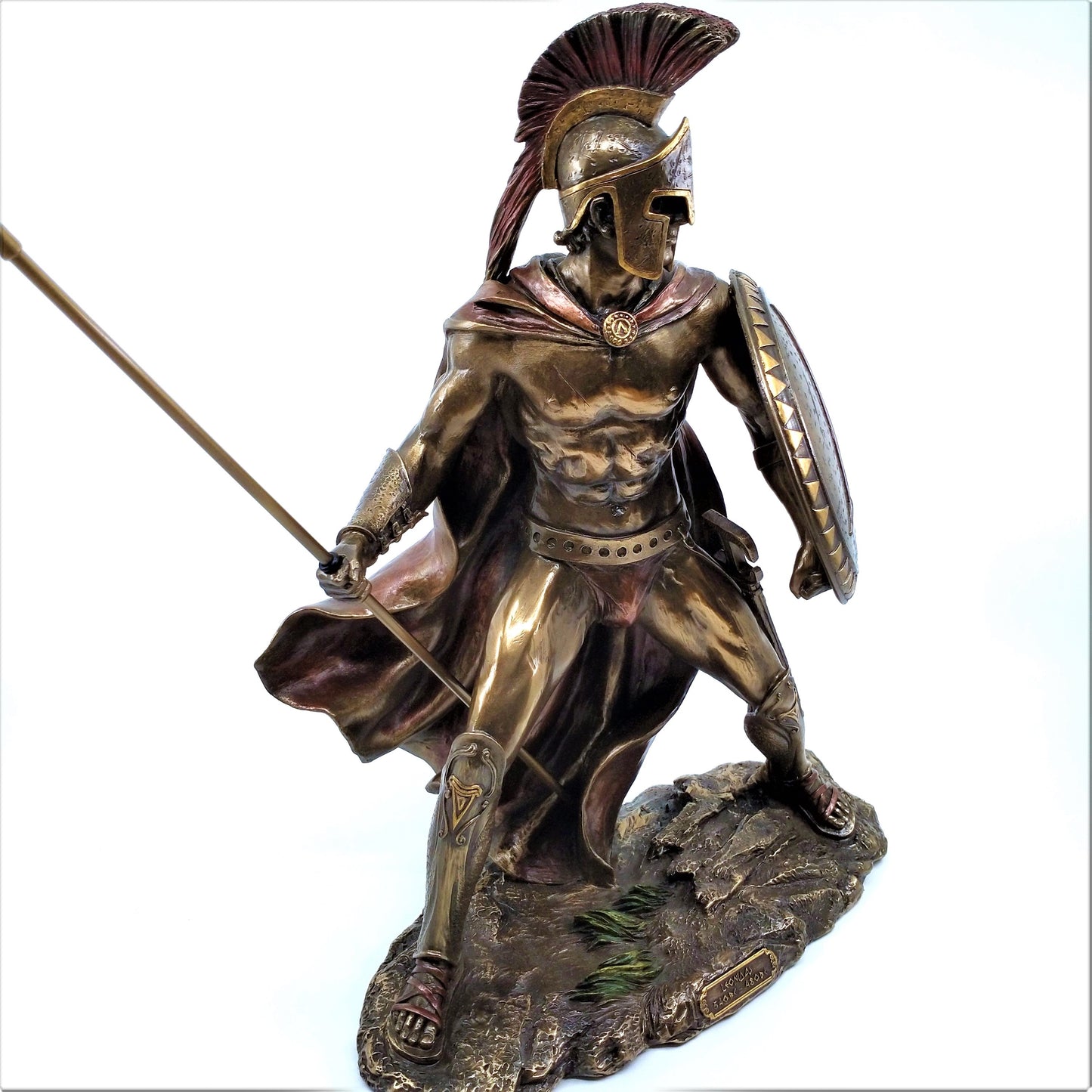 Veronese Design Sparta Kralı Leonidas Dekoratif Heykel 33 cm