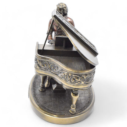 Mozart Piyano Heykeli Dekoratif Hediyelik Biblo