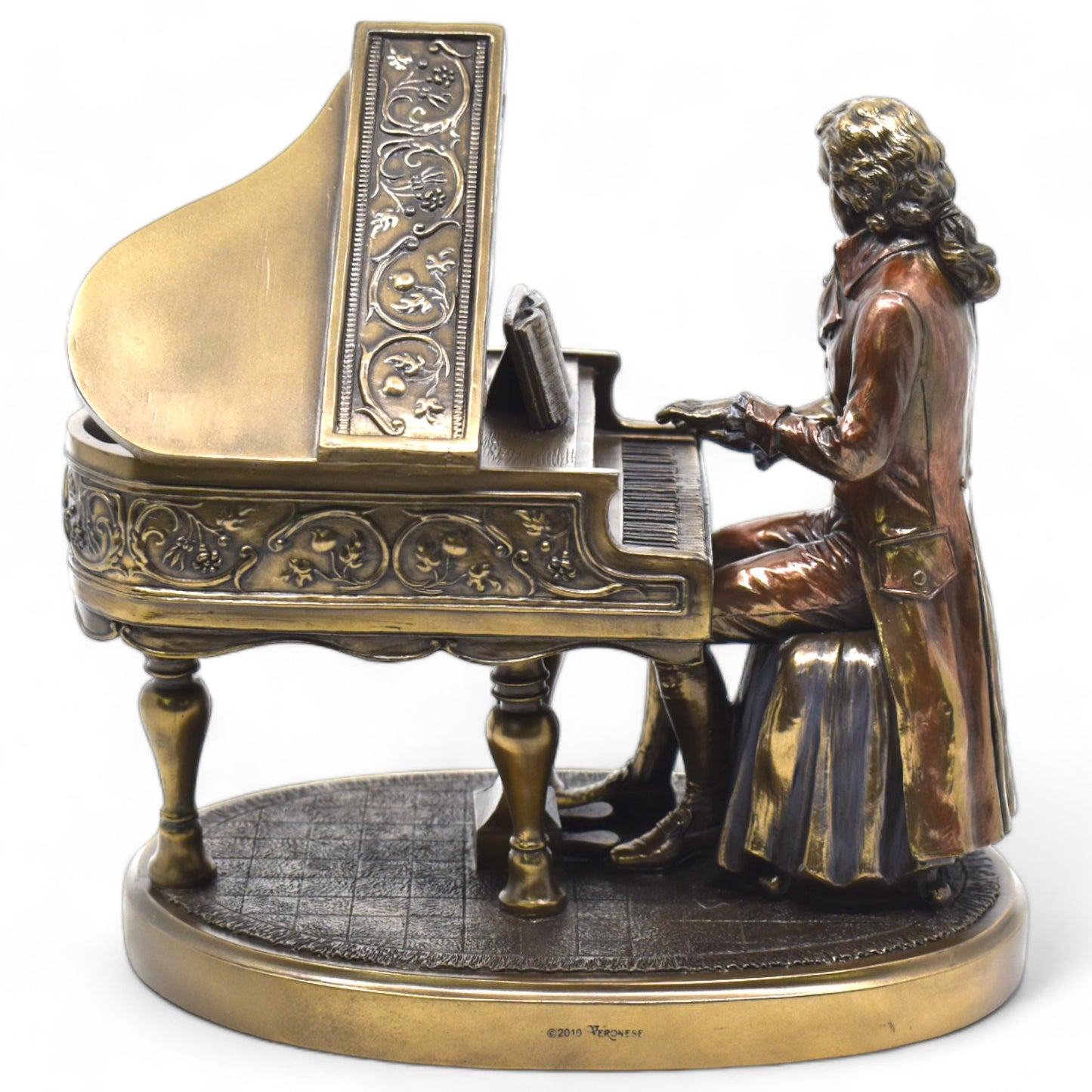Mozart Piyano Heykeli Dekoratif Hediyelik Biblo