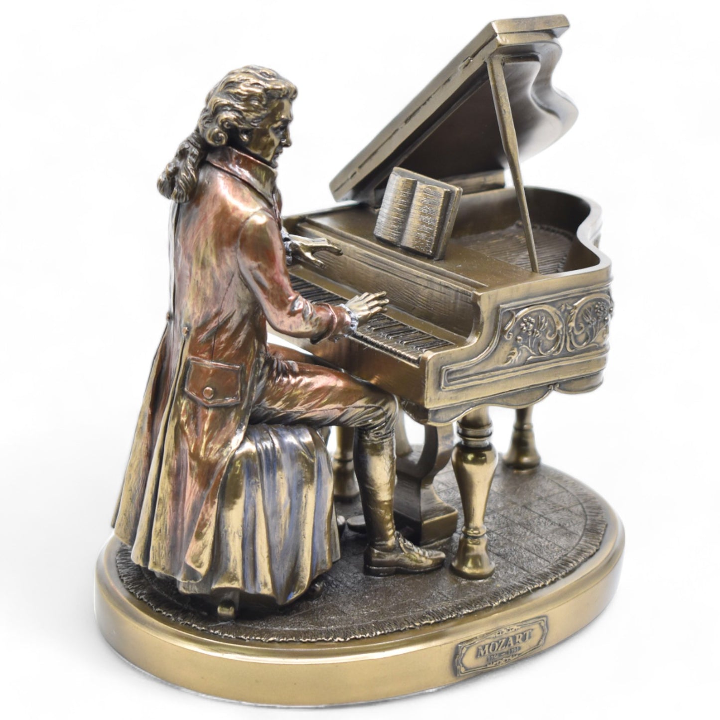 Mozart Piyano Heykeli Dekoratif Hediyelik Biblo