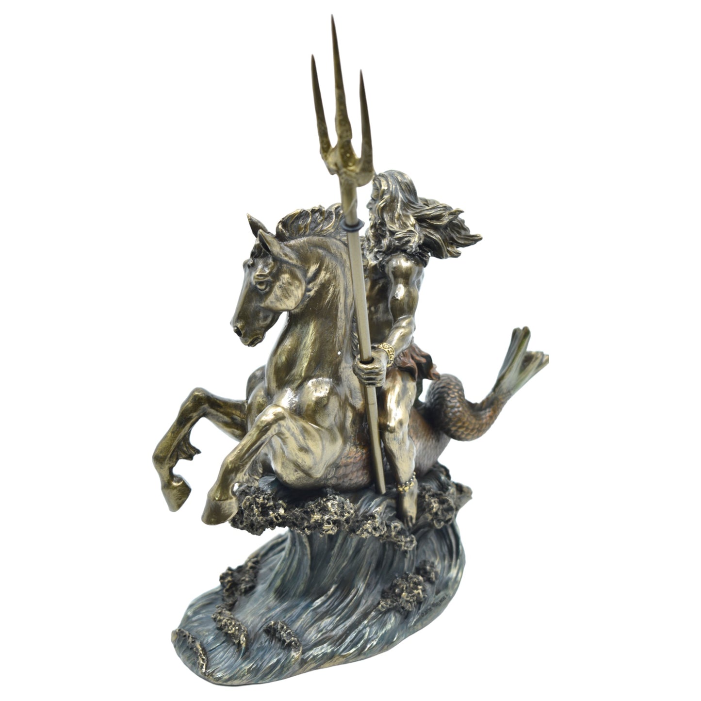 Veronese Design At Üstünde Poseidon Dekoratif Heykel 27 cm