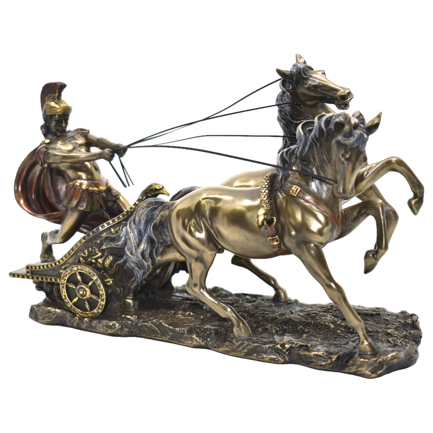 Veronese Design Roma Atlı Savaşçı Dekoratif Heykel 28 cm