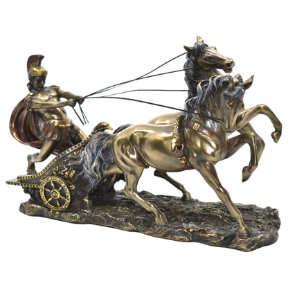 Veronese Design Roma Atlı Savaşçı Dekoratif Heykel 28 cm