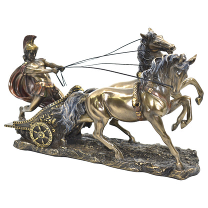 Veronese Design Roma Atlı Savaşçı Dekoratif Heykel 28 cm