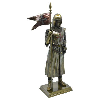 Veronese Design Haçlı Şövalye Dekoratif Heykel 30,5 cm