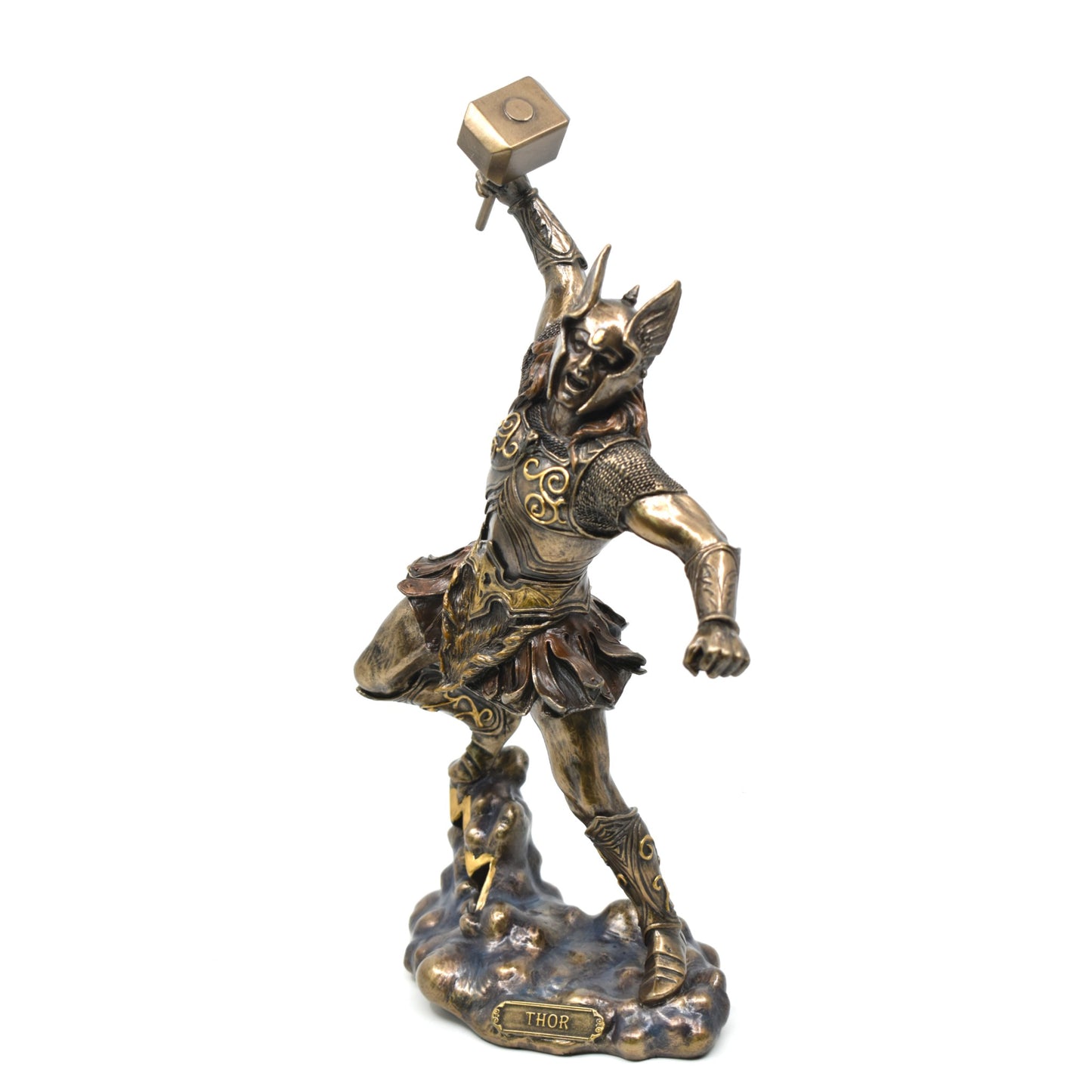 Thor Dekoratif Biblo İskandinav Mitolojisi Heykeli 31,5 cm