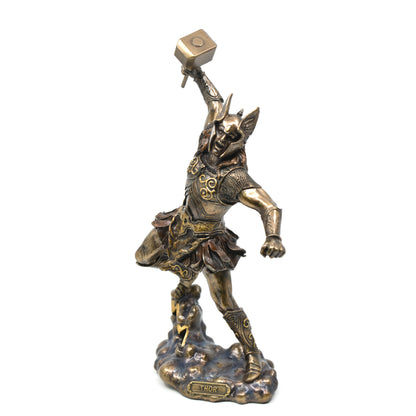 Thor Dekoratif Biblo İskandinav Mitolojisi Heykeli 31,5 cm