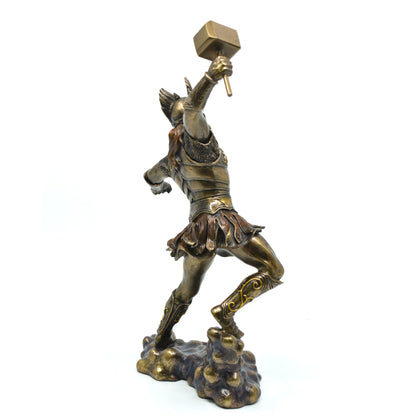 Thor Dekoratif Biblo İskandinav Mitolojisi Heykeli 31,5 cm