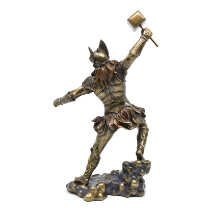Thor Dekoratif Biblo İskandinav Mitolojisi Heykeli 31,5 cm