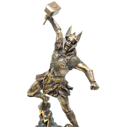 Thor Dekoratif Biblo İskandinav Mitolojisi Heykeli 31,5 cm