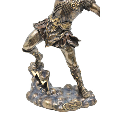Thor Dekoratif Biblo İskandinav Mitolojisi Heykeli 31,5 cm