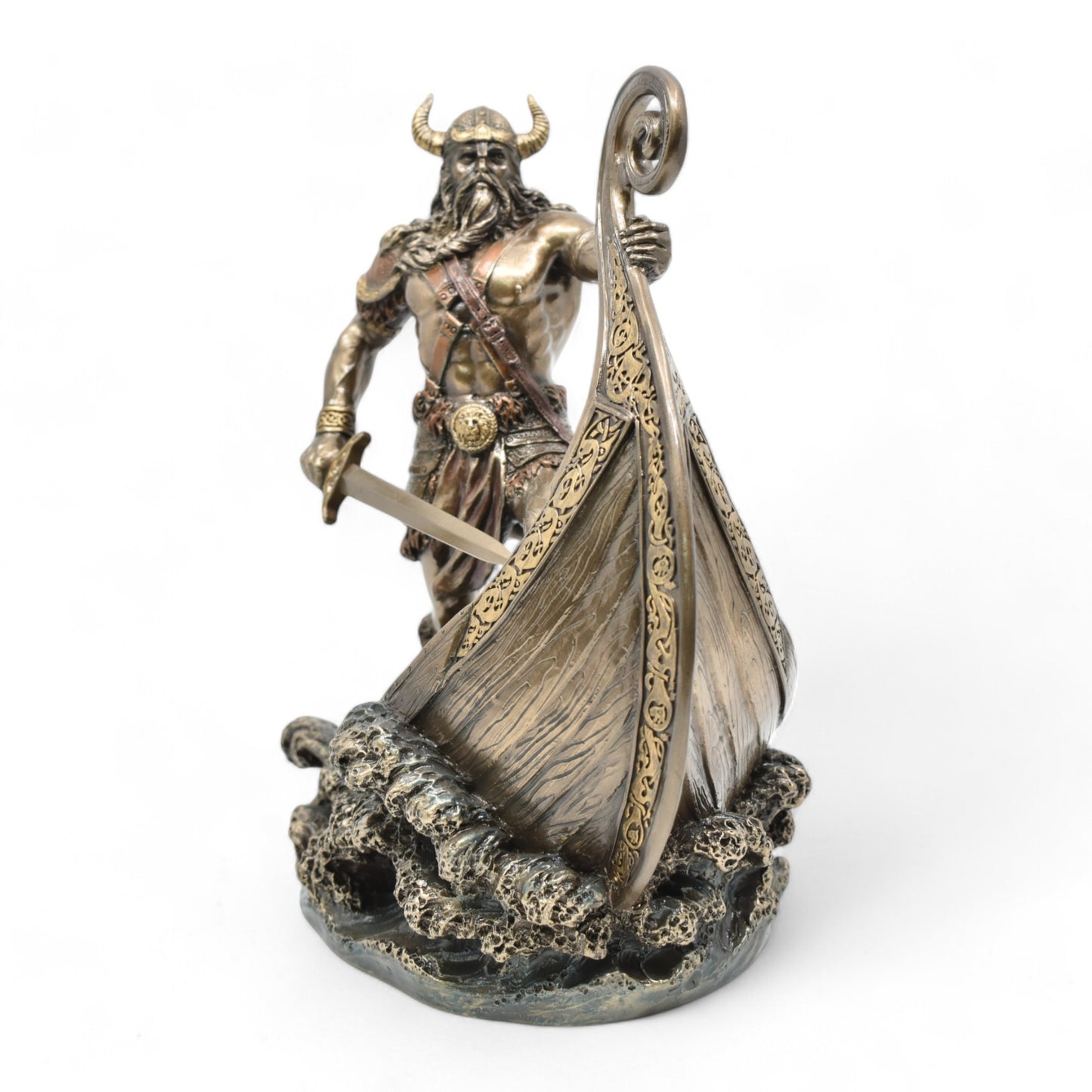 Veronese Design Viking Savaşçı Heykeli Dekoratif Biblo
