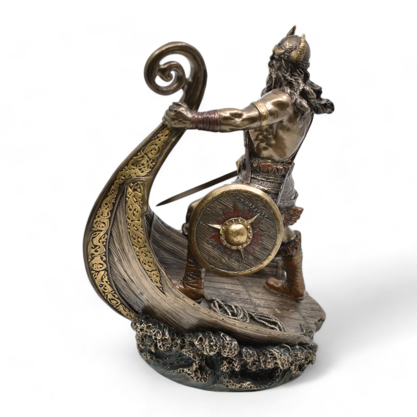 Veronese Design Viking Savaşçı Heykeli Dekoratif Biblo