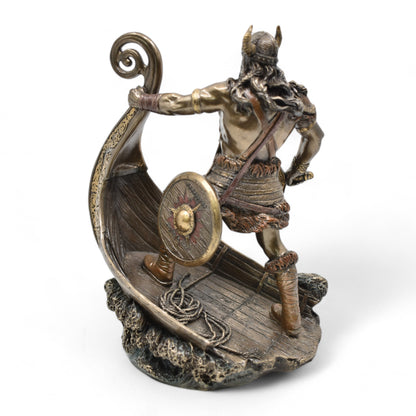 Veronese Design Viking Savaşçı Heykeli Dekoratif Biblo
