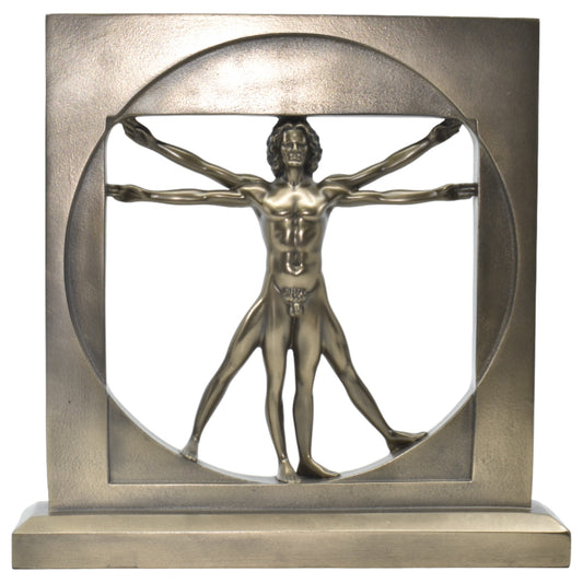 Veronese Design Vitruvian Man Decorative Figurine 22 cm